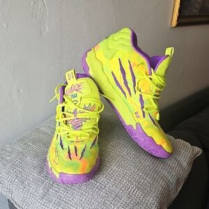 Puma X Lamelo Mb.03 Yellow Purple. Basketball Shoes
